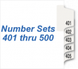 Numbers 401 - 500 Portrait