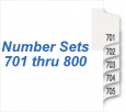 Numbers 701 - 800 Portrait