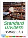 Preprinted Chart Dividers<br>5-6-7 tabs per set