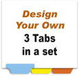 Design Your Own Index Tabs<br>3 Tabs per Set