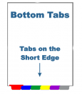 Design Your Own Dividers<br>6 Tabs per Set