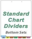 <h3>Preprinted Chart Dividers</h3><br>5-6-7 tabs per set