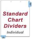 <h3>Chart Dividers - Healthcare<br>Preprinted, Single Titles</h3>Alphabetical