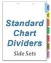 <h3>Preprinted Chart Dividers<br>Side Tab Sets</h3>5-6-7 tabs per set