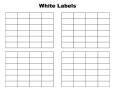 Labels - .5" x 1"<br>White Labels